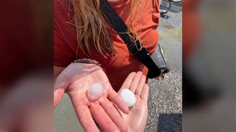 Quick hailstorm causes damage in Littleton