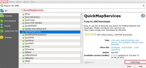 Quick map services. QMS makes it easy to add popular basemaps and reference lay...