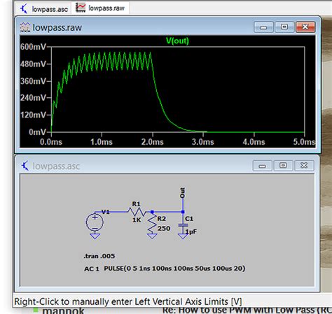 Quick question about low-pass filter and pwm - Arduino Forum