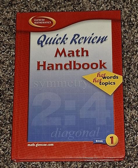 Quick review math handbook book 1 student edition math applic and conn crse. - Pre marriage counseling handbook alan and donna goerz.fb2.