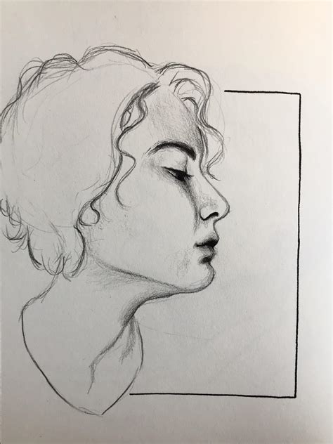 Quick self portrait. I‘ve haven‘t been able to get myself to draw for