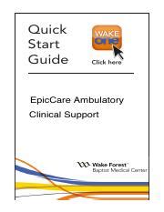 Quick start guide for epic ambulatory. - Citroen jumper 2 8 2002 service manual.
