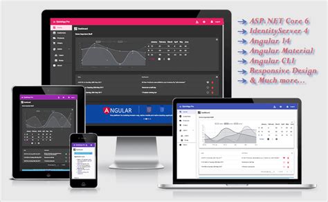 QuickApp Pro Core 6 + Angular 14/Material startup project