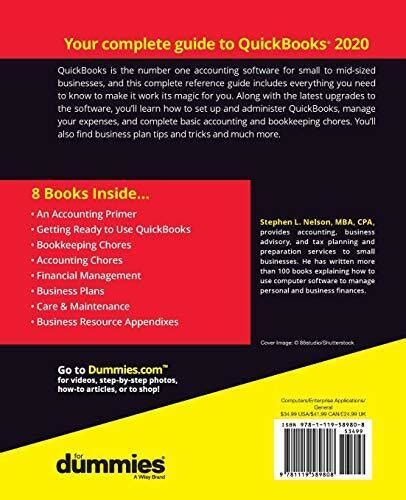 Read Online Quickbooks 2020 Allinone For Dummies For Dummies Computertech By Stephen L Nelson
