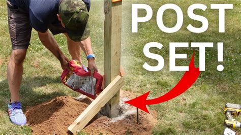 QuickCrete Post Setting - YouTube