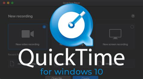 QuickTime Player for Windows