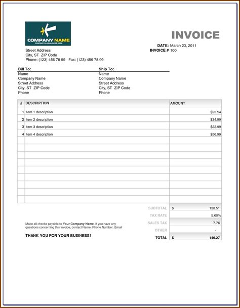 Quickbooks Invoice Forms Form Resume Examples qeYzOnMV8X