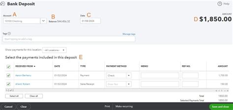 Quickbooks deposit multiple checks. .  <a href=https://tables.gravitezero.net/as...