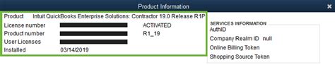 Quickbooks license and product number free.  QuickBooks Desktop Enterp...