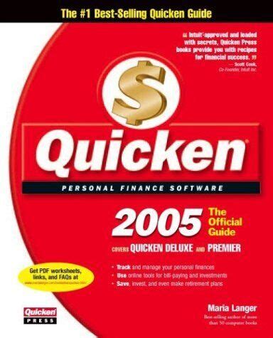 Quicken 2005 the official guide quicken the official guide. - Volvo penta dp b workshop manual.