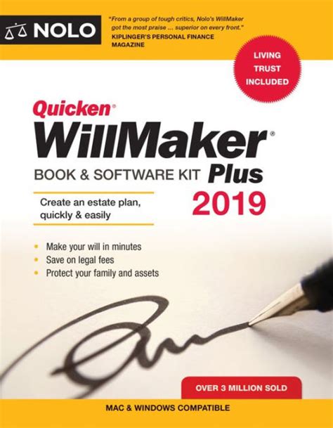 Read Quicken Willmaker Plus 2019 Edition Book  Software Kit By Editors Of Nolo