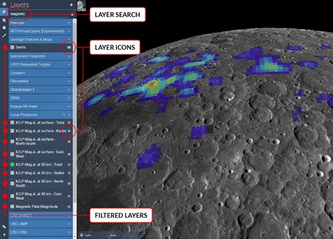 Plan your Moon base. Narrow down potential sites for your Moon base by combining different geophysical parameters. Here we see ideal base locations in green with good illumination and low slope. In blue are …. 