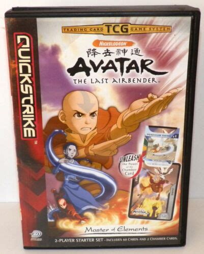 Quickstrike Avatar The Last Airbender Trading Card Game System TCG Set