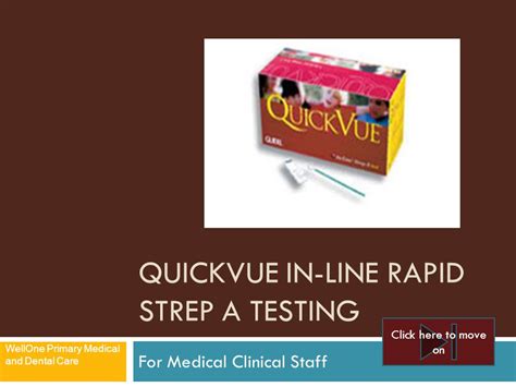 Quickvue InLine rapid strep a testing ppt video online download