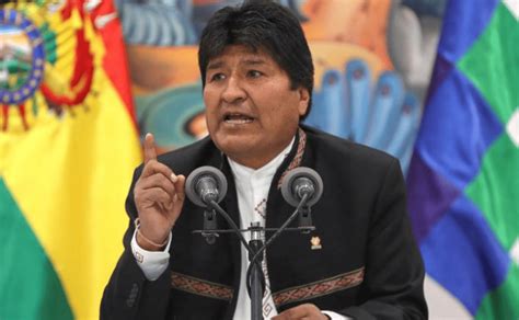 Juan Evo Morales Ayma ( Spanish pronunciation: [xwan ˈeβo moˈɾales ˈajma]; born 26 October 1959) is a Bolivian politician, trade union organizer, and former cocalero activist who served as the 65th president of Bolivia from 2006 to 2019..