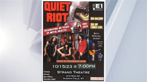 Quiet Riot to perform in Hudson Falls