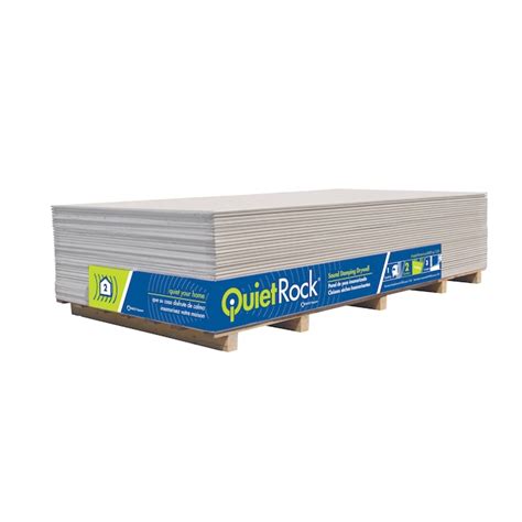 QuietRock 1/2-in x 4-ft x 8-ft 500 Regular Drywall Panel - Lowes