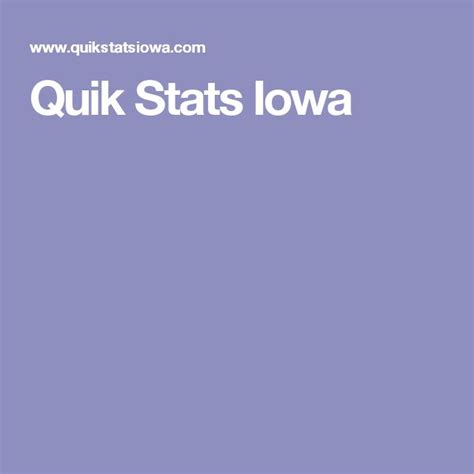 Quikstats iowa. LAS VEGAS, Sept. 22, 2020 /PRNewswire/ -- Doc's Sports Service is the most successful sports information and handicapping service in the world. Do... LAS VEGAS, Sept. 22, 2020 /PRN... 