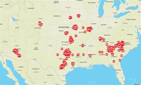 In 2008, QuikTrip signed an agreement with the city of Grand Prairie, Texas for naming rights to the Grand Prairie AirHogs' new stadium, to be named QuikTrip Park. The deal included a QuikTrip booth at the stadium selling QT Kitchens products at the park for store price. Locations Map of QuikTrip locations as of October 2020.. 