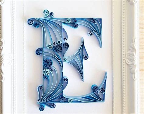 Quilling Letters 26 Patterns and Template Tutorial for Quilling the