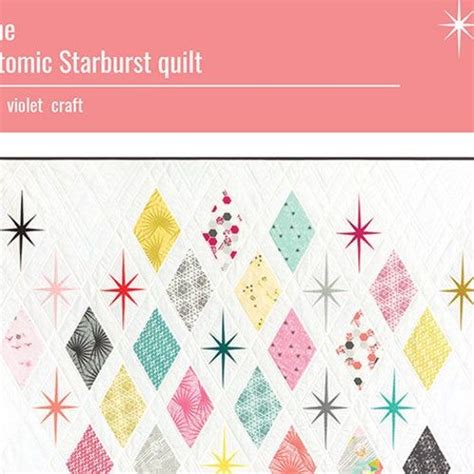 Quilt Pattern RetroBlock PDF Quilt Pattern MidCentury Modern 