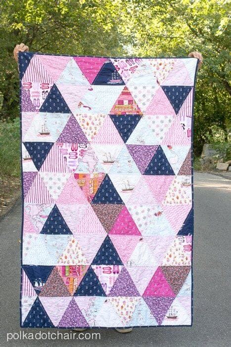 Quilt Patterns Triangle quilt pattern, Triangle quilt, Quilt patterns