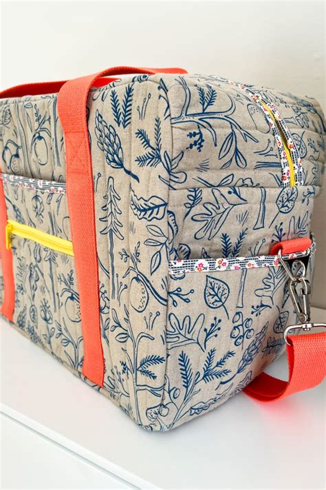 Quilted Overnight Bag Pattern FREE Quilt Patterns