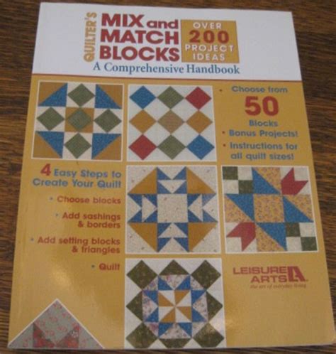 Quilters mix and match blocks a comprehensive handbook over 200 project ideas leisure arts 3717. - Service manual for new holland tc40d.