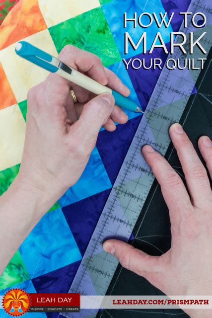 Quilting Basics 4: How to Mark Your Quilt Three Ways