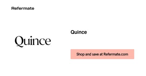Quince $20 off discount promo code on one quince.com. Code: RAF