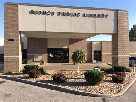Quincy public library. Monday-Thursday: 9 am-8 pm Friday-Saturday: 9 am-5 pm. 217-223-1309 reference@quincylibrary.org. Renew your material by phone: 217-223-6987 