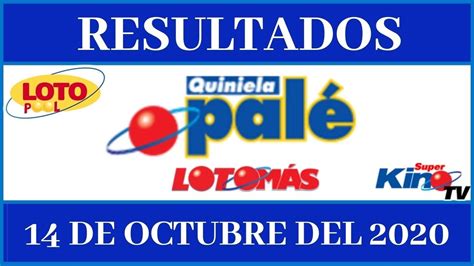 Sorteo Quiniela Pale del jueves 1 de febrero del 2024. Entra aquí y conoce al instante los resultados sorteo Quiniela Palé del 13 de Octubre del 2023 ⭐.