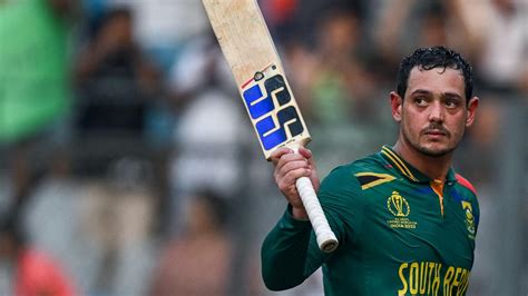 Quinton de Kock scores fourth century at Cricket World Cup as South Africa beats NZ by 190 runs