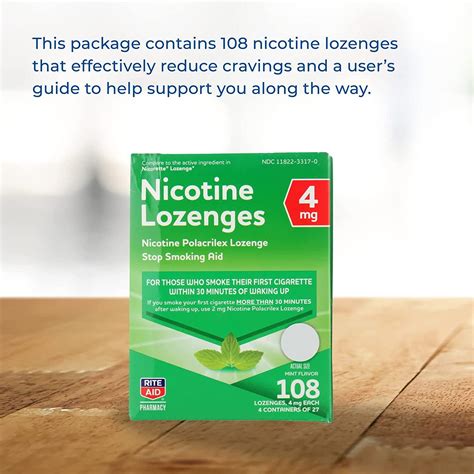 Quit Smoking Today with Nicotine Lozenges 4mg: Your Gateway to a Smoke-Free Future