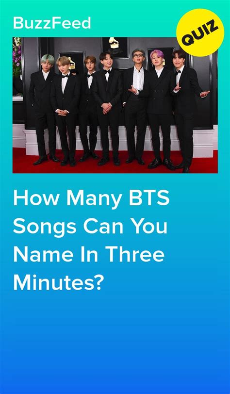 Quiz: How Many BTS Songs Can You Name? - BuzzFeed