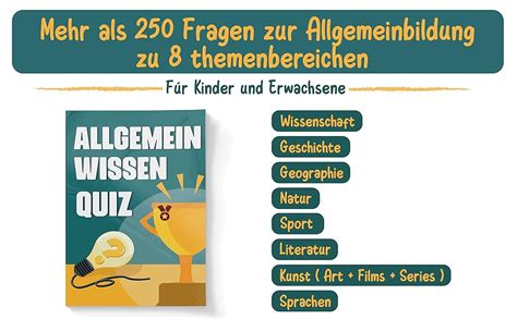 Quiz - Teste dein Allgemeinwissen - Forschung und Wissen