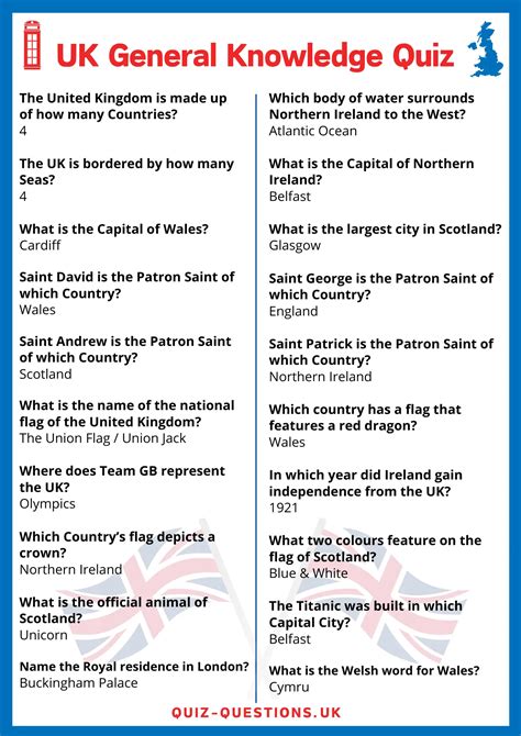 Quiz Questions And Answers Uk Riddles Blog