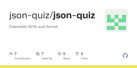 Quiz questions json.  JSON quiz designed to help you master this essential data format and b...