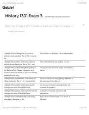 Study with Quizlet and memorize flashcards containing terms like 1808, Missouri Compromise -, Compromise of 1850 and more. ... History 1301 Exam 2. 75 terms. Shelley_Gregory. Preview. History Test. 32 terms. rmicklos61. Preview. American Independence and Revolutionary War. 17 terms. zachary_presha. Preview. Industrial Era..