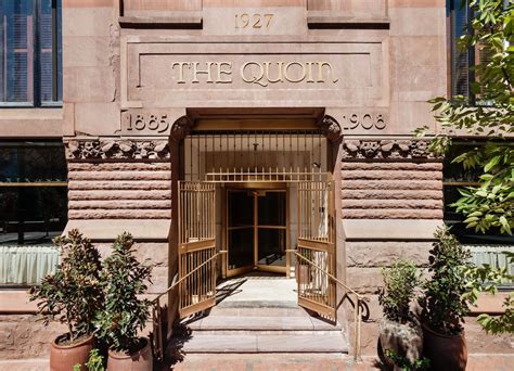 Quoin hotel. The Quoin Hotel is a different kind of gem with a laid-back vibe. The service is a cut above, but not stuffy. The room is a great size … 