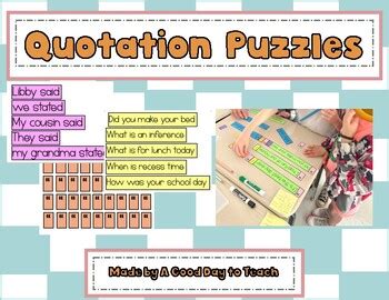 Quotation Puzzles cutstips