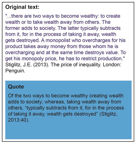 Quotation examples in essays