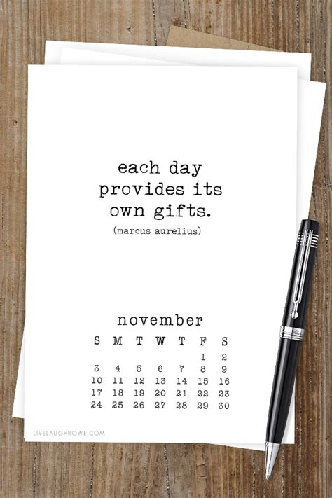 Quote Calendar