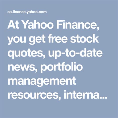 Quote yahoo finance. Things To Know About Quote yahoo finance. 