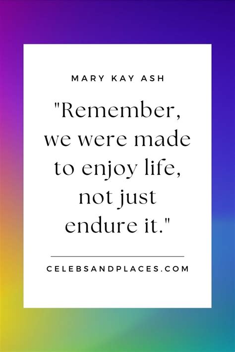 Quote. Mary Kay Ash: