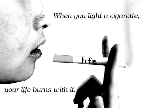 Quotes About Smoking Cigarettes - Man Quote