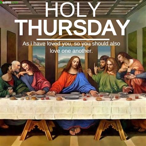 Quotes On Holy Thursday