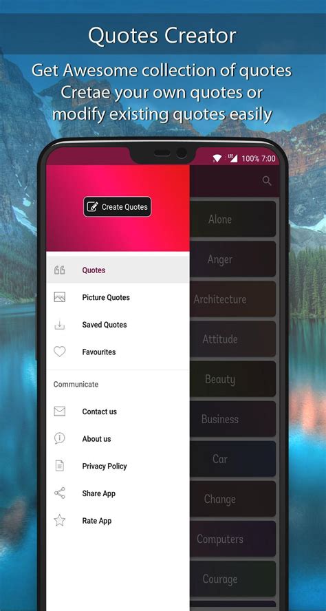 Quotes On Pic Quotes Creator APK Download for Android 