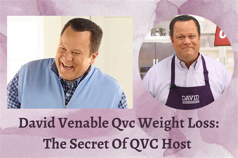 Qvc weight loss gummies. This week QVC royalty, David Venable is on the show today to discuss his health journey and how he lost over 70 pounds after his doctor confronted him about his weight. David … 