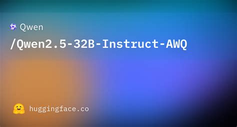 Qwen2 5 32b instruct awq.  This AWQ-quantized variant maintains the capabilities of the ...